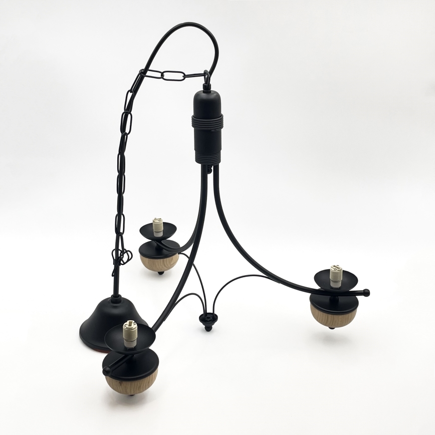 Brilagi - LED Ljuskrona på kedja COTTAGE 3xG9/40W/230V bok/vit