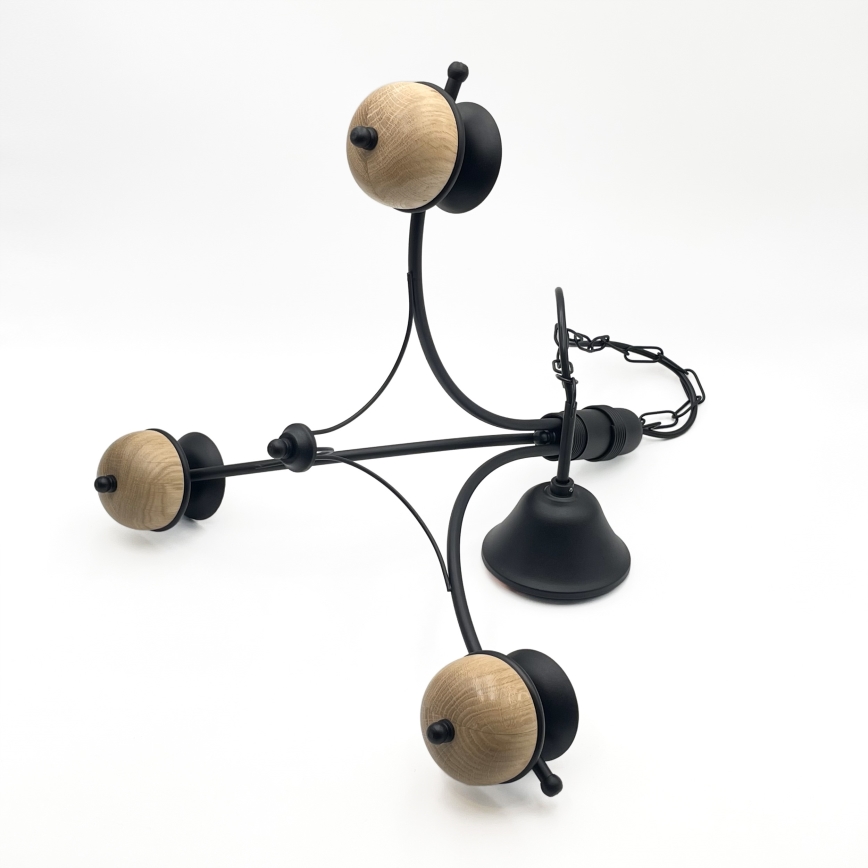 Brilagi - LED Ljuskrona på kedja COTTAGE 3xG9/40W/230V bok/vit