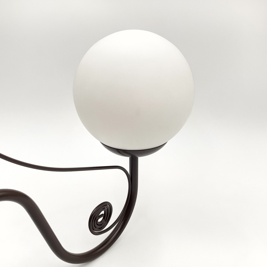 Brilagi - LED Ljuskrona på kedja COTTAGE 3xG9/40W/230V brun/vit