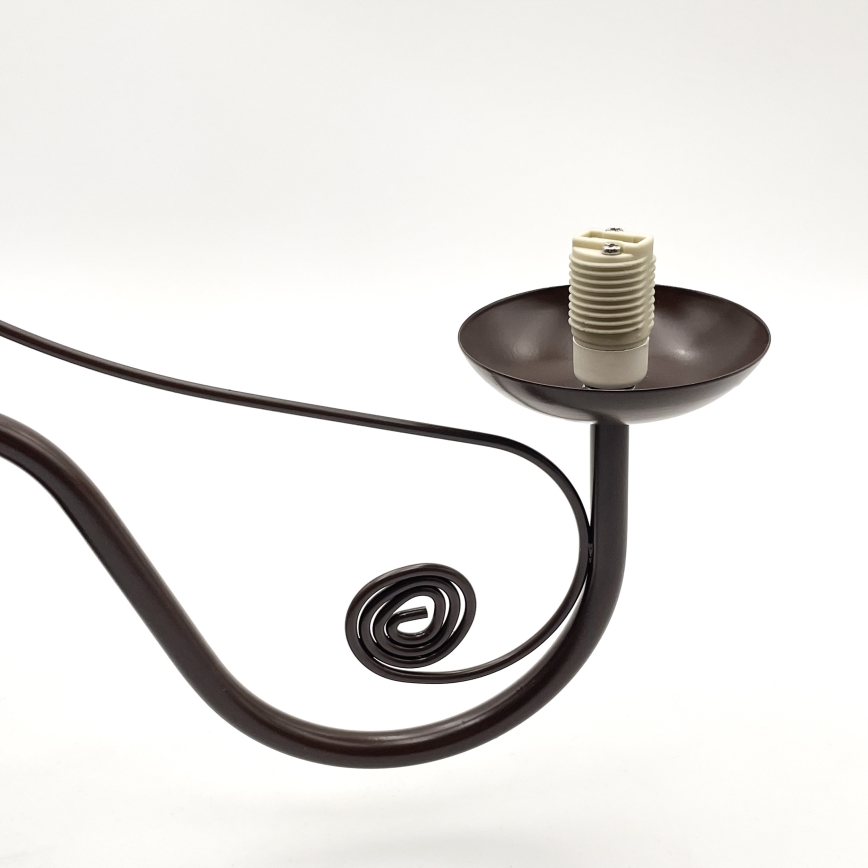 Brilagi - LED Ljuskrona på kedja COTTAGE 3xG9/40W/230V brun/vit