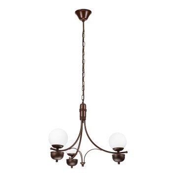 Brilagi - LED Ljuskrona på kedja COTTAGE 3xG9/40W/230V ek/vit