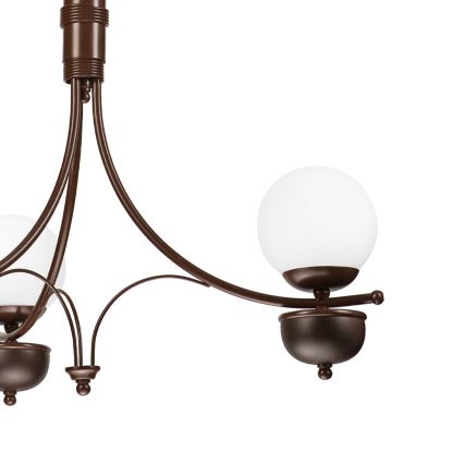 Brilagi - LED Ljuskrona på kedja COTTAGE 3xG9/40W/230V ek/vit