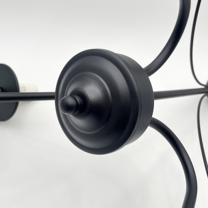 Brilagi - LED Ljuskrona på kedja COTTAGE 3xG9/40W/230V svart/vit