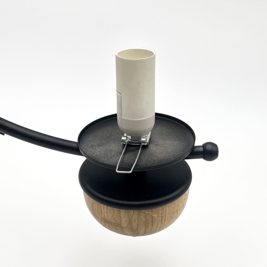 Brilagi - LED Ljuskrona på kedja COTTAGE 5xE14/40W/230V bok/brun