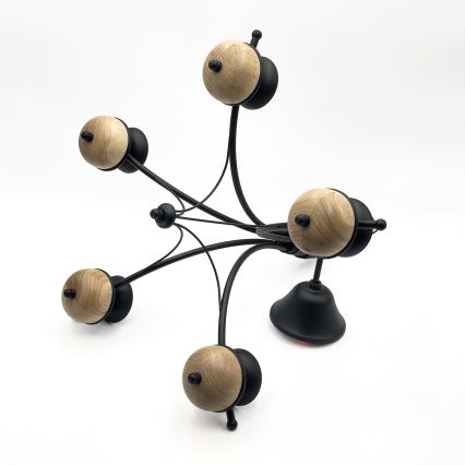 Brilagi - LED Ljuskrona på kedja COTTAGE 5xG9/40W/230V bok/vit