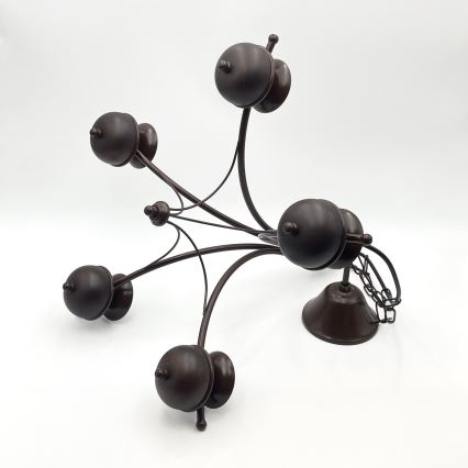 Brilagi - LED Ljuskrona på kedja COTTAGE 5xG9/40W/230V ek/vit