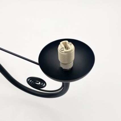 Brilagi - LED Ljuskrona på kedja COTTAGE 5xG9/40W/230V svart/vit