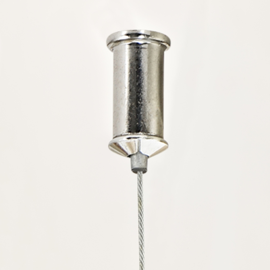 Brilagi - LED-ljuskrona på vajer MILLA 15xG9/3W/230V brun/rökbrun