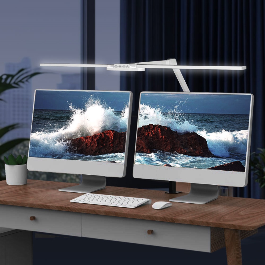 Brilagi - LED Ljusreglerad beröring flexibel bordslampa VARIO LED/24W/230V 3000-6500K CRI 92 vit