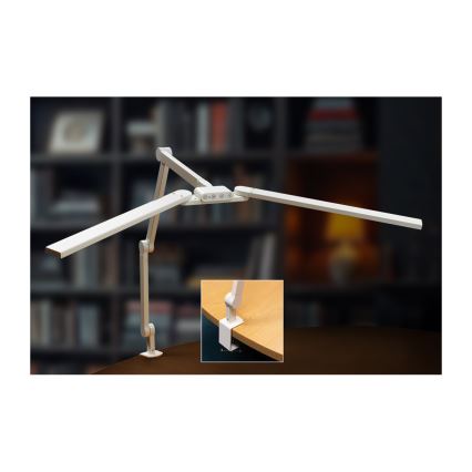 Brilagi - LED Ljusreglerad beröring flexibel bordslampa VARIO LED/24W/230V 3000-6500K CRI 92 vit