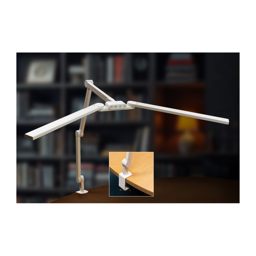 Brilagi - LED Ljusreglerad beröring flexibel bordslampa VARIO LED/24W/230V 3000-6500K CRI 92 vit