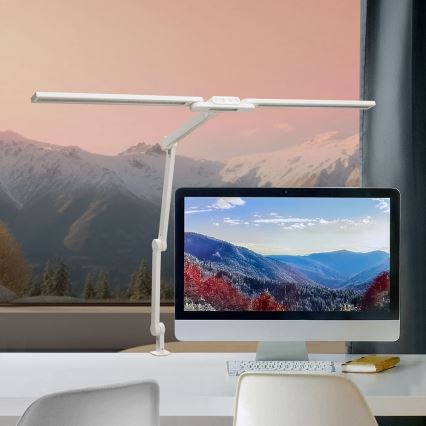 Brilagi - LED Ljusreglerad beröring flexibel bordslampa VARIO LED/24W/230V 3000-6500K CRI 92 vit