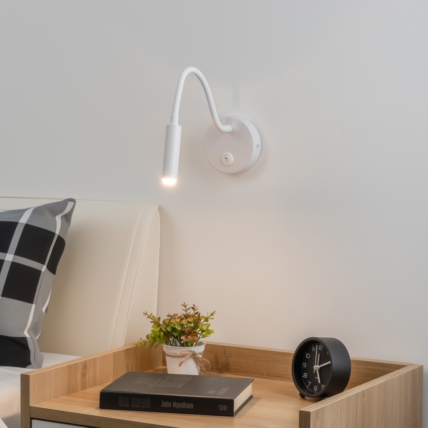Brilagi - LED Ljusreglerad flexibel vägg lampa MAYA 1xG9/4W/230V vit 2700-6500K Wi-Fi Tuya