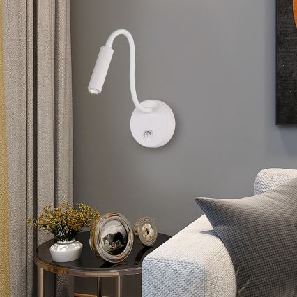 Brilagi - LED Ljusreglerad flexibel vägg lampa MAYA 1xG9/4W/230V vit 2700-6500K Wi-Fi Tuya