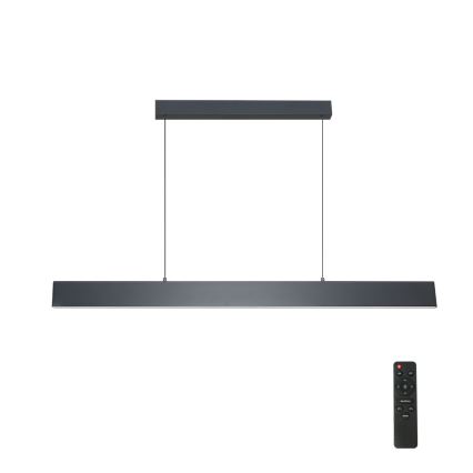 Brilagi - LED ljusreglerad ljuskrona på textilsladd SLIMLINE LED/40W/230V 3000-6000K antracit + fjärrkontroll