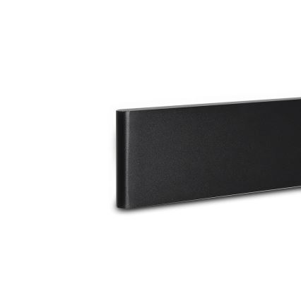 Brilagi - LED ljusreglerad ljuskrona på textilsladd SLIMLINE LED/40W/230V 3000-6000K svart + fjärrkontroll