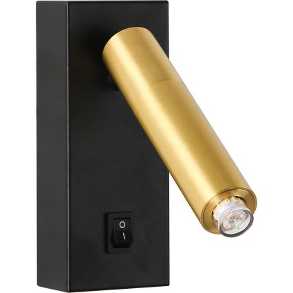 Brilagi - LED ljusreglerad väggspotlight MAYA 1xG9/4W/230V svart/guld 2700-6500K Wi-Fi Tuya