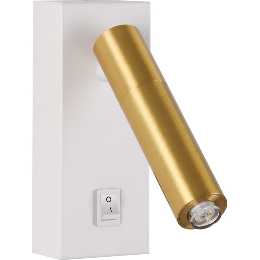 Brilagi - LED ljusreglerad väggspotlight MAYA 1xG9/4W/230V vit/guld 2700-6500K Wi-Fi Tuya