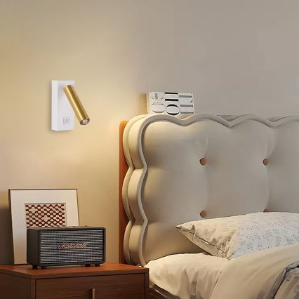 Brilagi - LED ljusreglerad väggspotlight MAYA 1xG9/4W/230V vit/guld 2700-6500K Wi-Fi Tuya