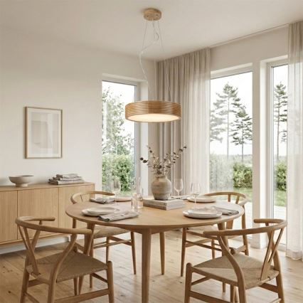 Brilagi - LED-pendel CARVALHO MODERN 2xE27/60W/230V ek Ø 37,5 cm