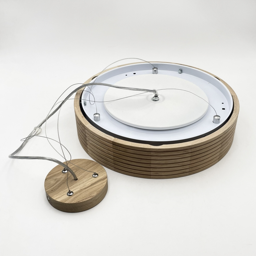Brilagi - LED-pendel CARVALHO MODERN 2xE27/60W/230V ek Ø 37,5 cm