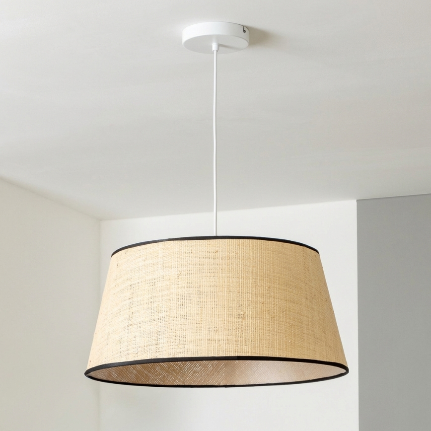 Brilagi - LED-pendel CERIA 1xE27/40W/230V Ø 50 cm beige