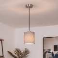 Brilagi - LED-pendel med kabel NUBILA 1xE27/60W/230V Ø 14 cm svart/grå