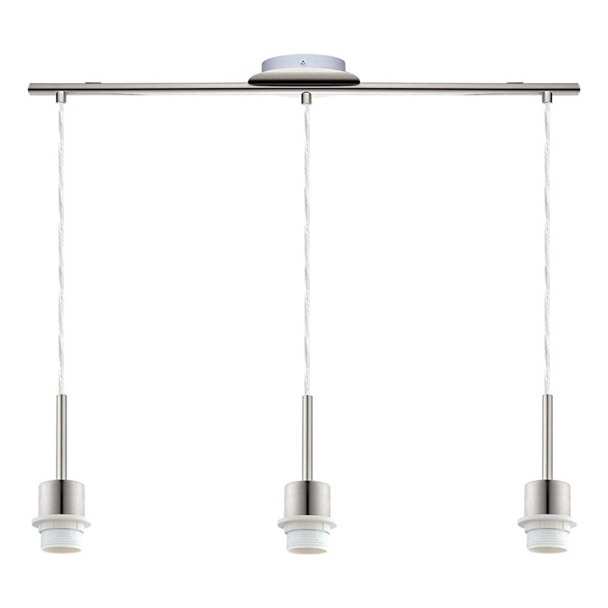 Brilagi - LED-pendel med kabel NUBILA 3xE27/60W/230V svart