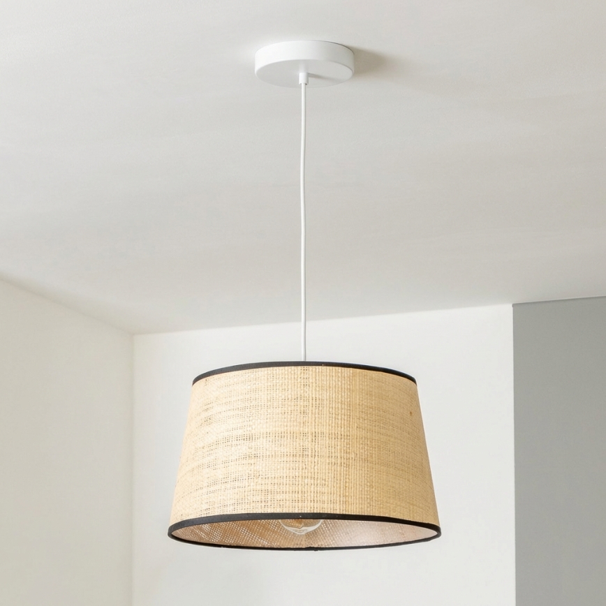 Brilagi - LED-pendel med vajer CERIA 1xE27/40W/230V Ø 35 cm beige