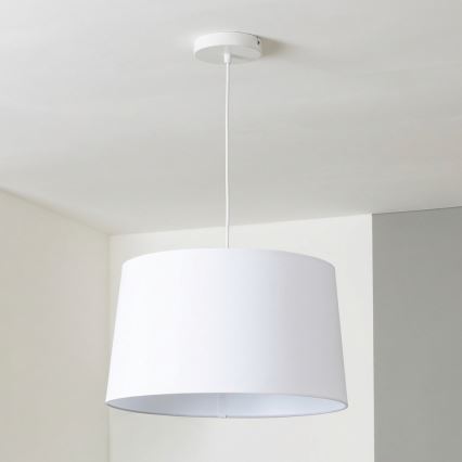 Brilagi - LED-pendel med vajer CERIA 1xE27/40W/230V Ø 45 cm vit