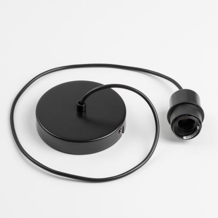 Brilagi - LED-pendel med vajer CERIA WIRE 1xE27/40W/230V Ø 80 cm svart