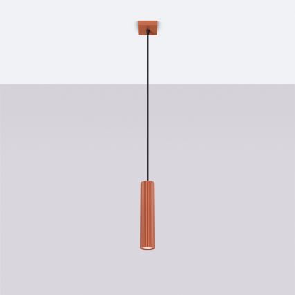 BRILAGI - LED-pendel med vajer CRESTO 1xGU10/10W/230V orange