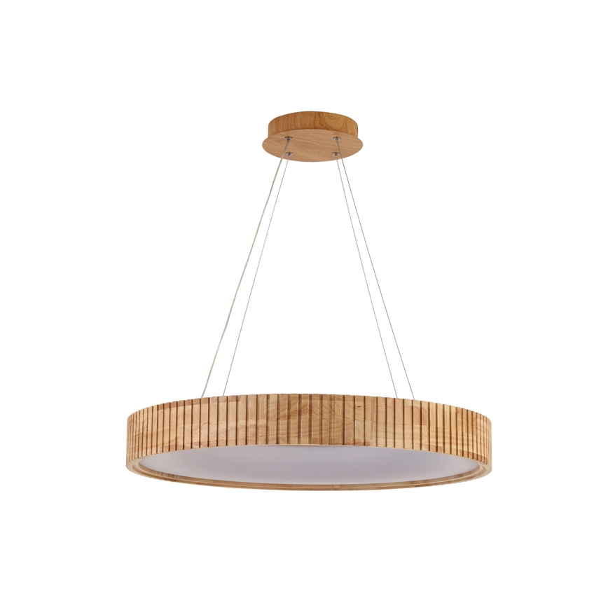 Brilagi - Takpendel med kabel FALCON WOOD MODERN LED/40W/230V 3000/4000/6000K Ø 60 cm, trä