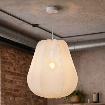 Brilagi - LED-pendel på kabel ARVEN 1xE27/8W/230V Ø 37 cm vit