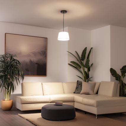 Brilagi - LED-pendel på kabel CERIA 1xE27/40W/230V pr. 25 cm vit