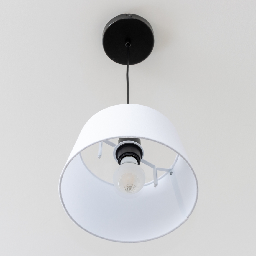 Brilagi - LED-pendel på kabel CERIA 1xE27/40W/230V pr. 25 cm vit