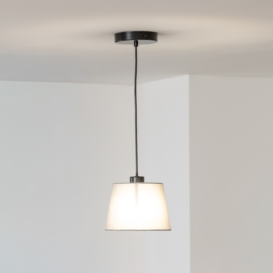 Brilagi - LED-pendel på kabel CERIA 1xE27/40W/230V Ø 20,5 cm grå