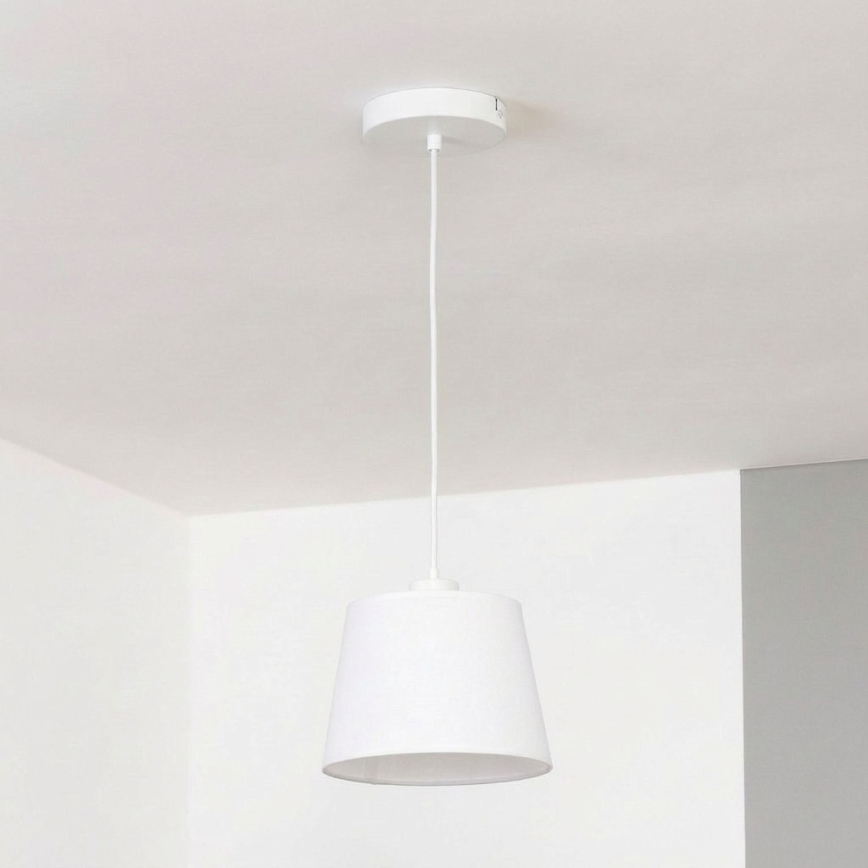 Brilagi - LED-pendel på kabel CERIA 1xE27/40W/230V Ø 20,5 cm vit