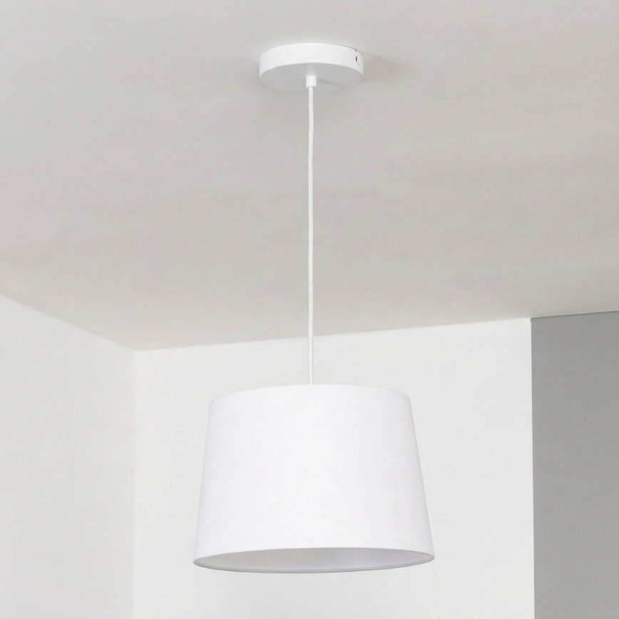Brilagi - LED-pendel på kabel CERIA 1xE27/40W/230V Ø 30 cm vit