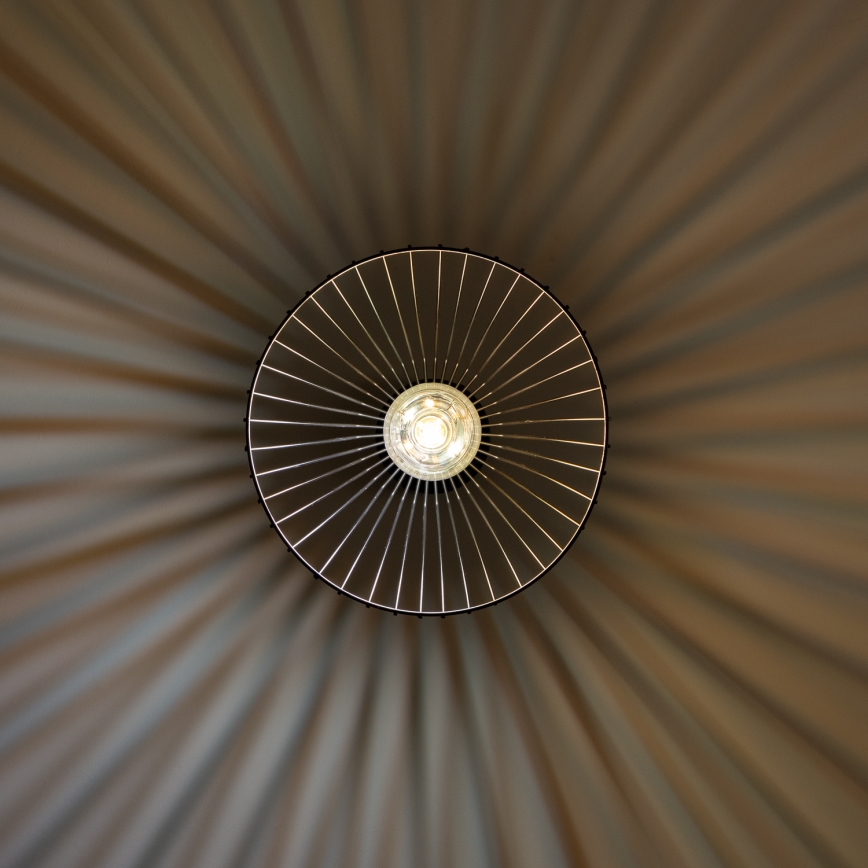 Brilagi - LED-pendel på kabel CERIA WIRE 1xE27/40W/230V Ø 30 cm svart