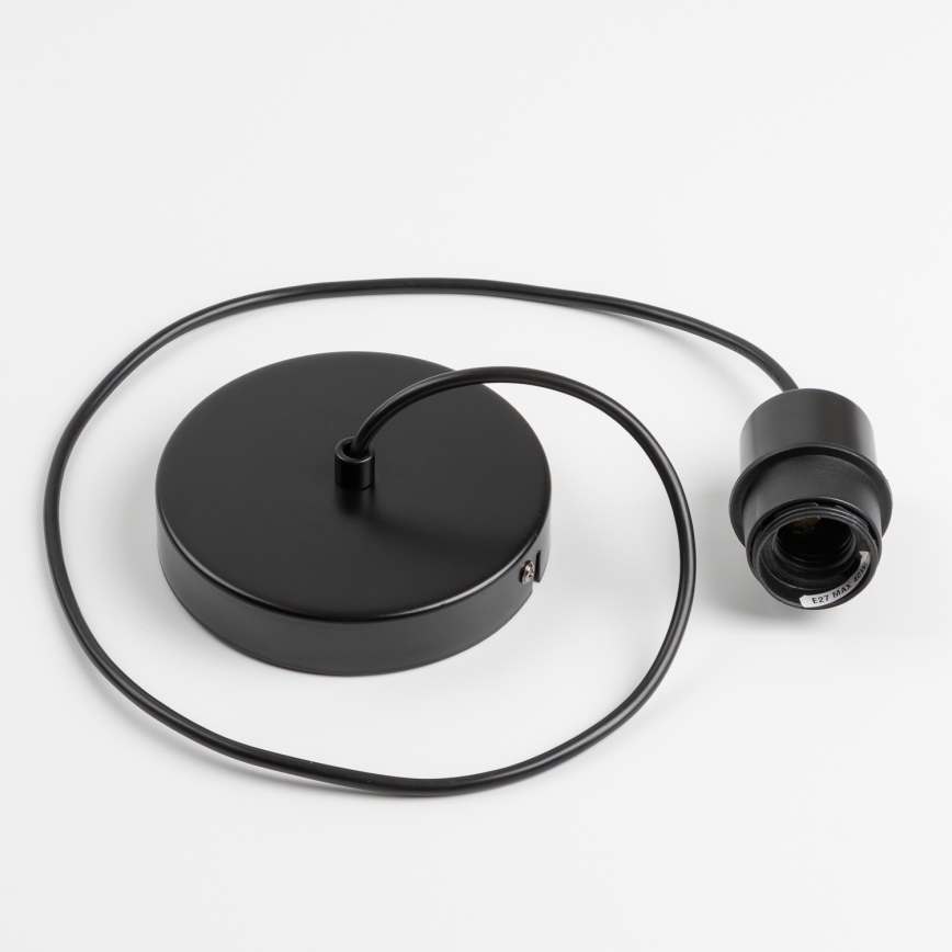 Brilagi - LED-pendel på kabel CERIA WIRE 1xE27/40W/230V Ø 30 cm svart