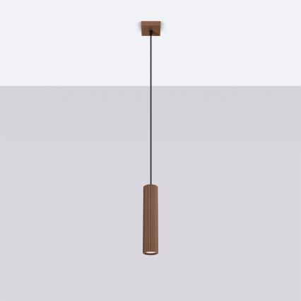 Brilagi - LED-pendel på kabel CRESTO 1xGU10/10W/230V brun