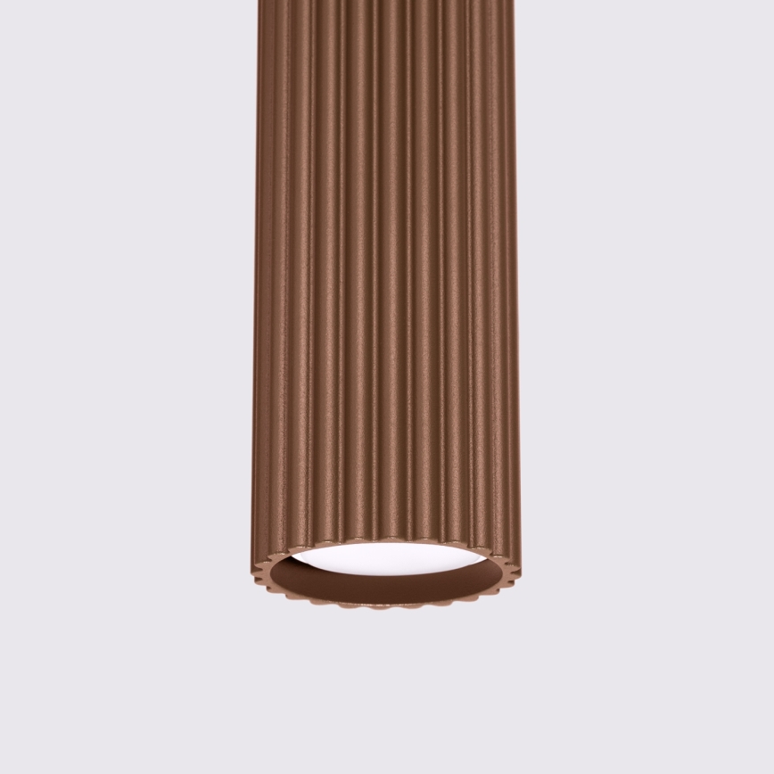 Brilagi - LED-pendel på kabel CRESTO 1xGU10/10W/230V brun