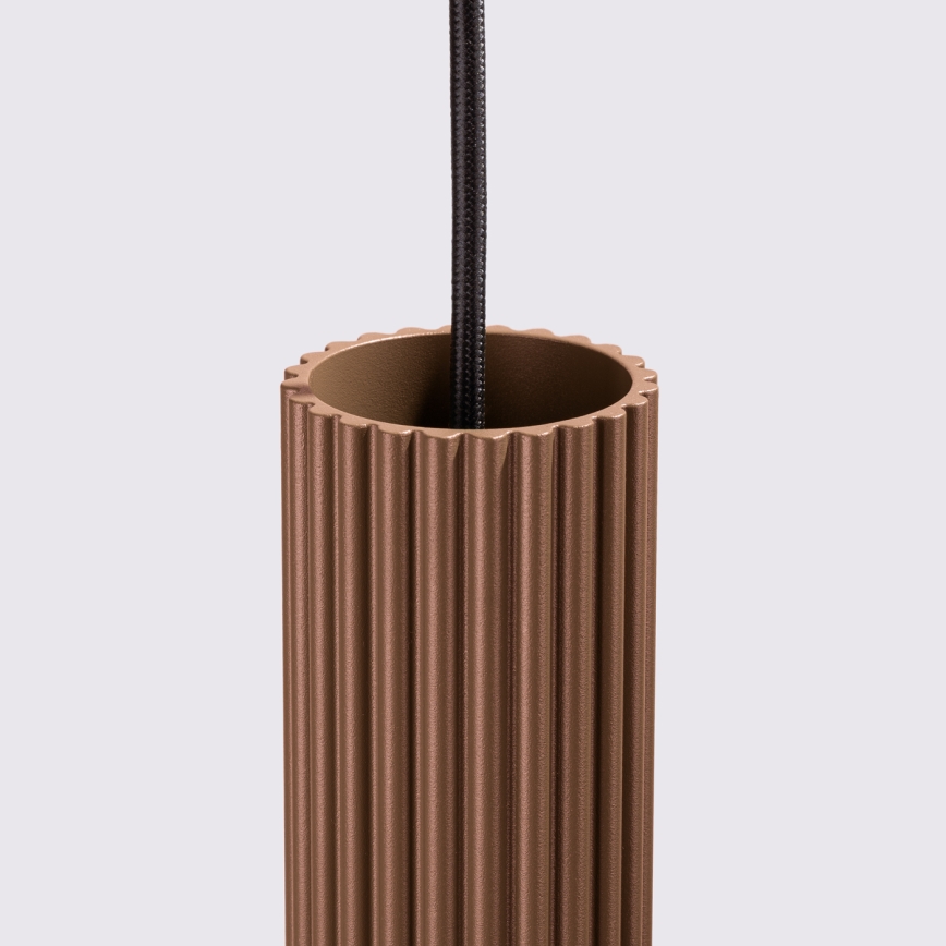 Brilagi - LED-pendel på kabel CRESTO 1xGU10/10W/230V brun