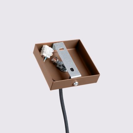 Brilagi - LED-pendel på kabel CRESTO 1xGU10/10W/230V brun