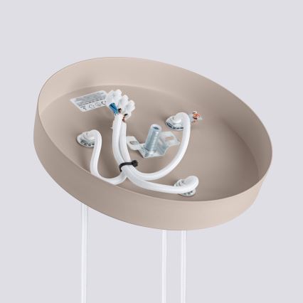 Brilagi - LED-pendel på kabel CRESTO 3xGU10/10W/230V taupe