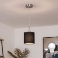 Brilagi - LED-pendel på kabel NUBILA 1xE27/60W/230V Ø 14 cm svart