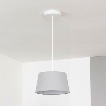 Brilagi - LED-pendel på vajer CERIA 1xE27/40W/230V Ø 25 cm grå