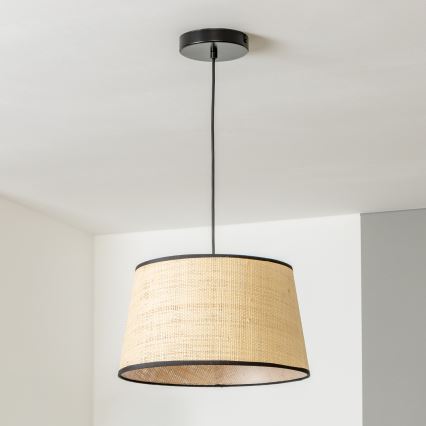 Brilagi - LED-pendel på vajer CERIA 1xE27/40W/230V Ø 35 cm beige