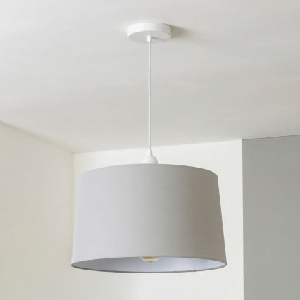 Brilagi - LED-pendel på vajer CERIA 1xE27/40W/230V Ø 45 cm grå